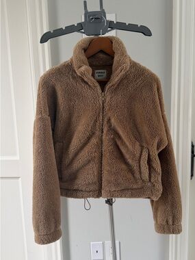 Sunday Best Cozy Teddy Jacket in Brown